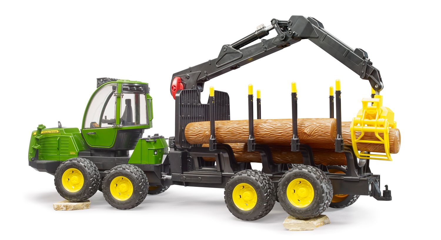 Forwarder Forestal John Deere 1210G con Grúa y Troncos - Escala 1/16 Forwarder Forestal John Deere 1210G con Grúa y Troncos - Escala 1/16