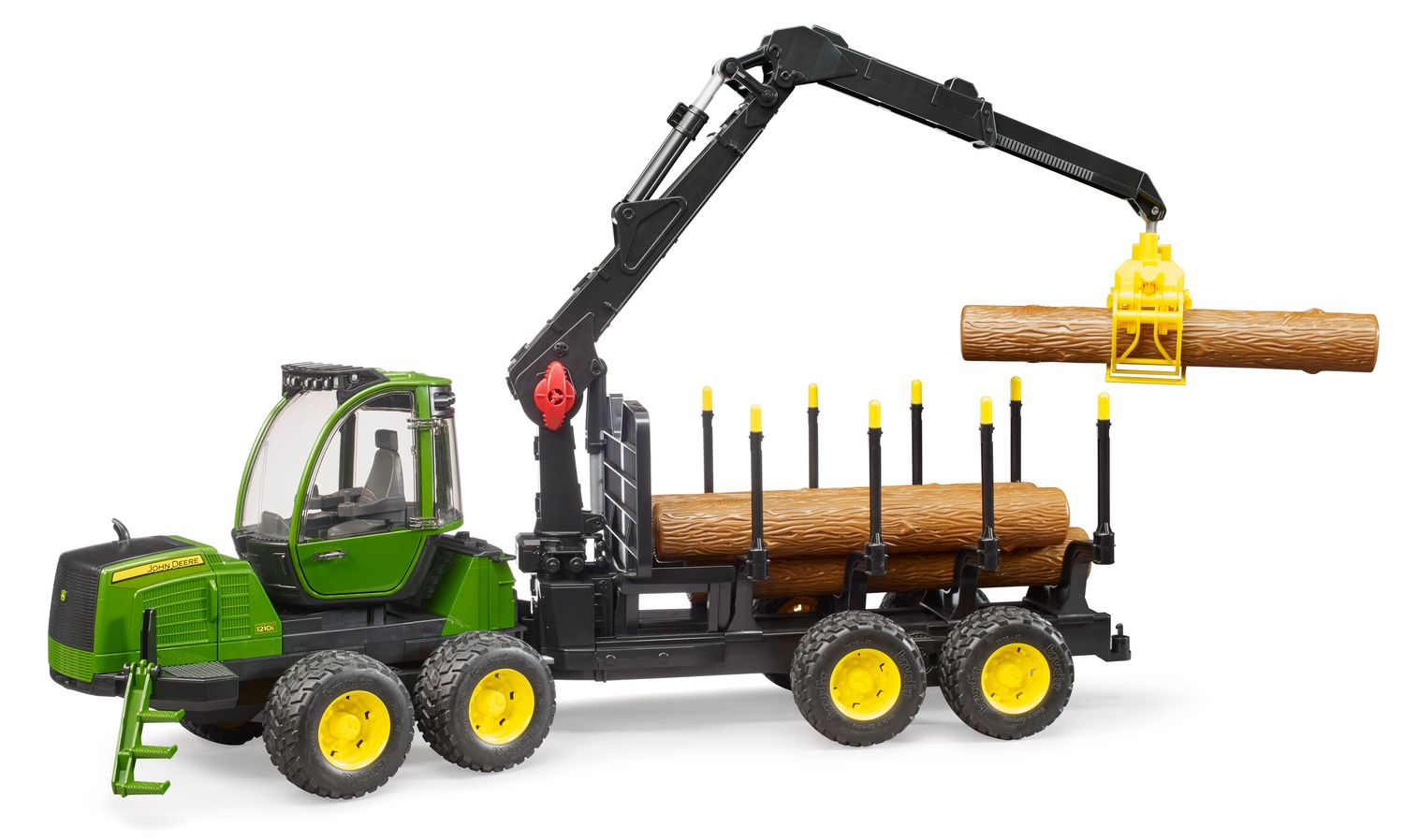 Forwarder Forestal John Deere 1210G con Grúa y Troncos - Escala 1/16 Forwarder Forestal John Deere 1210G con Grúa y Troncos - Escala 1/16