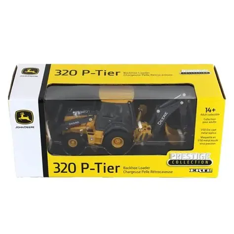 Retroexcavadora John Deere 320 P-Tier Escala 1/50