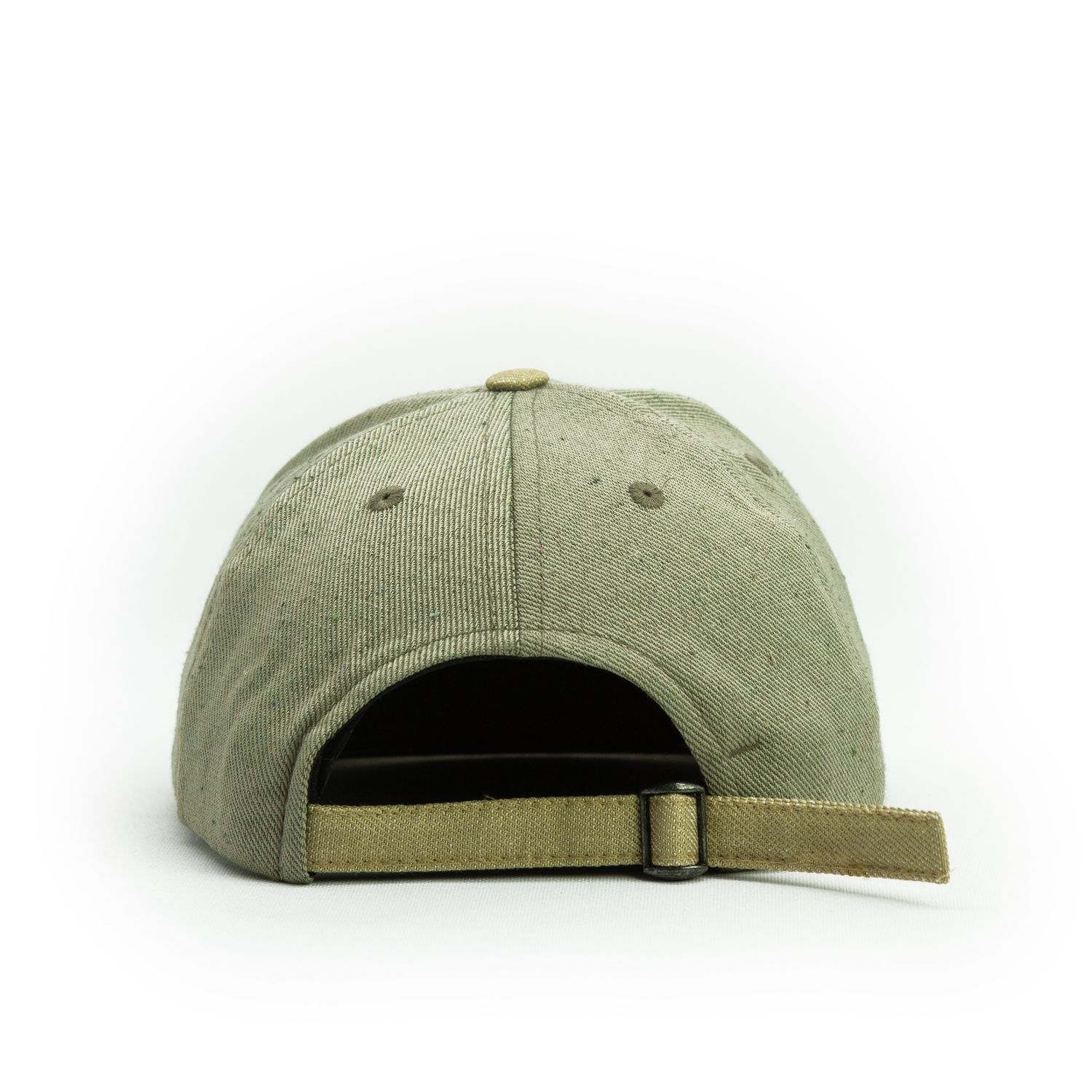 Gorro John Deere Logo En Cuero - Verde Salvia