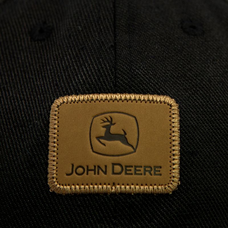 Gorro John Deere Estructurado - Logo Cuero