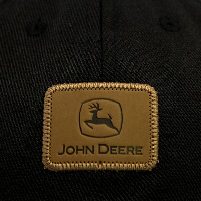 Gorro John Deere Estructurado - Logo Cuero