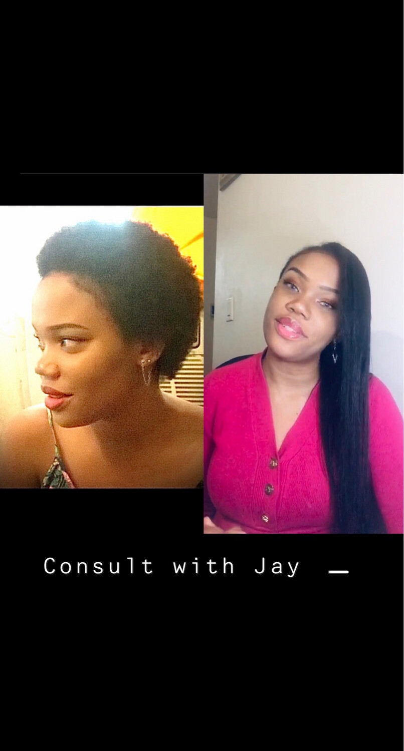 Hair Consultation/Creating a Hair regimen that works for you (30mins) (On Phone)