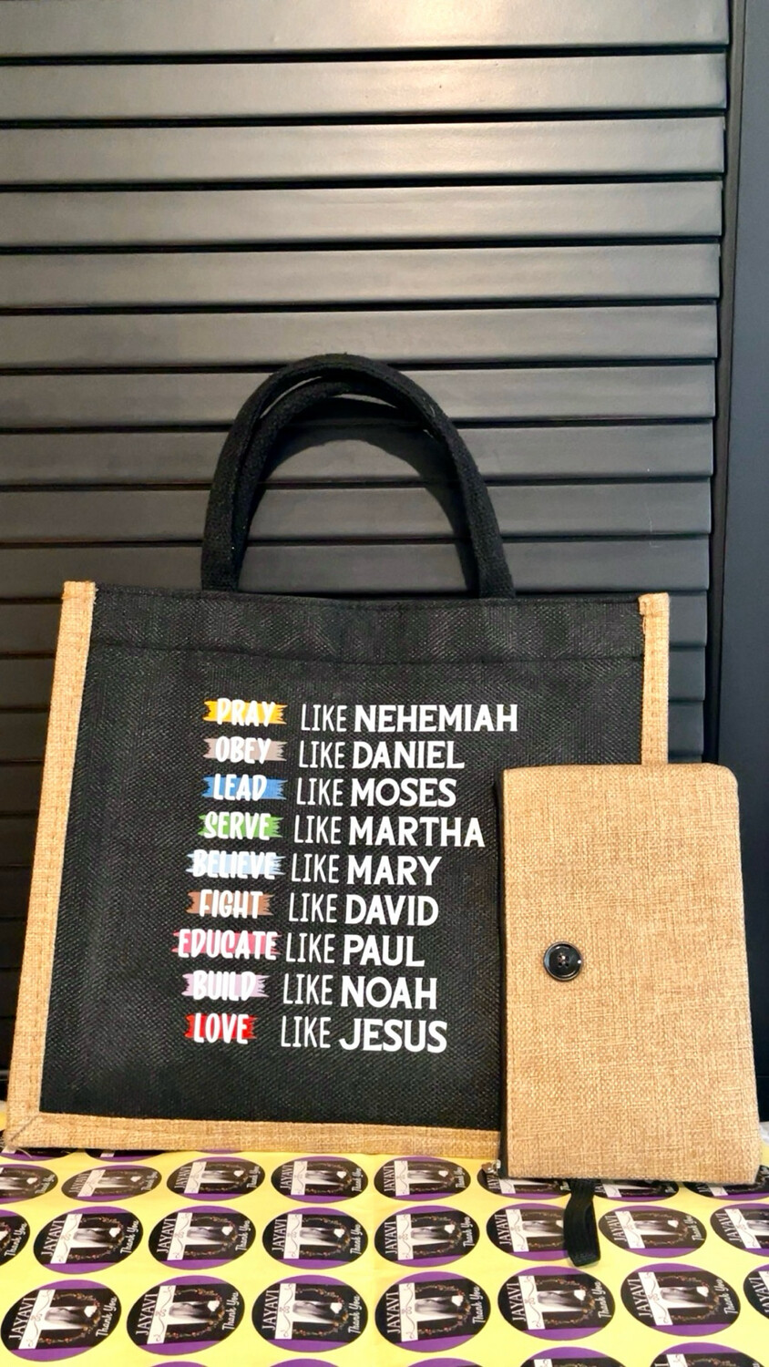 JAYAVI Pray &amp; Slay Tote Bag