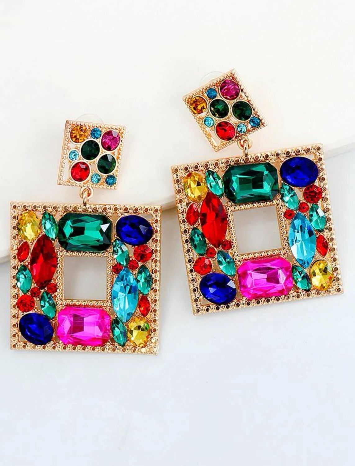 JAYAVI Multi-stone Earrings
