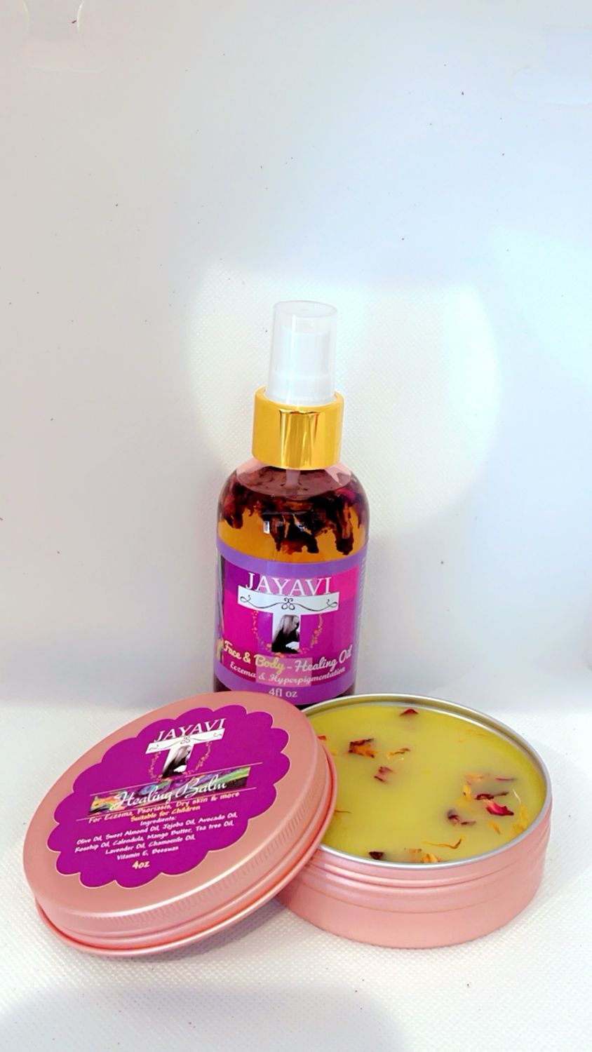 JAYAVI Skin Healing Combo (Oil &amp; Balm)