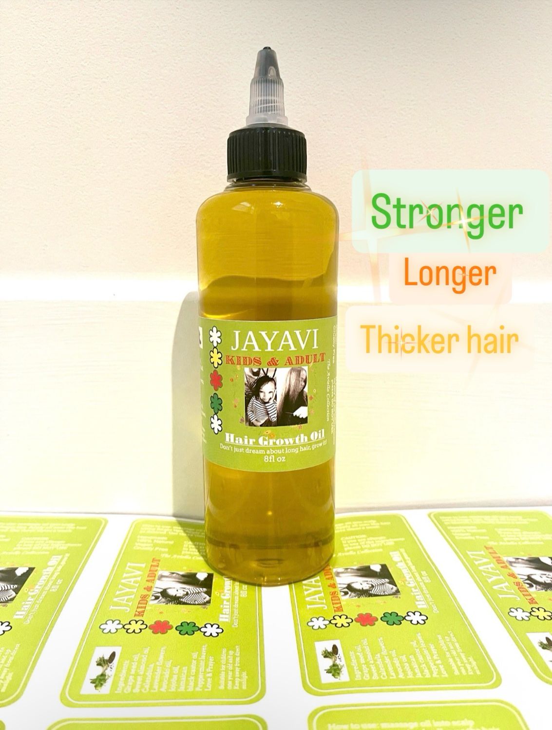 JAYAVI Kids &amp; Adult Hair Growth Oil (8oz)