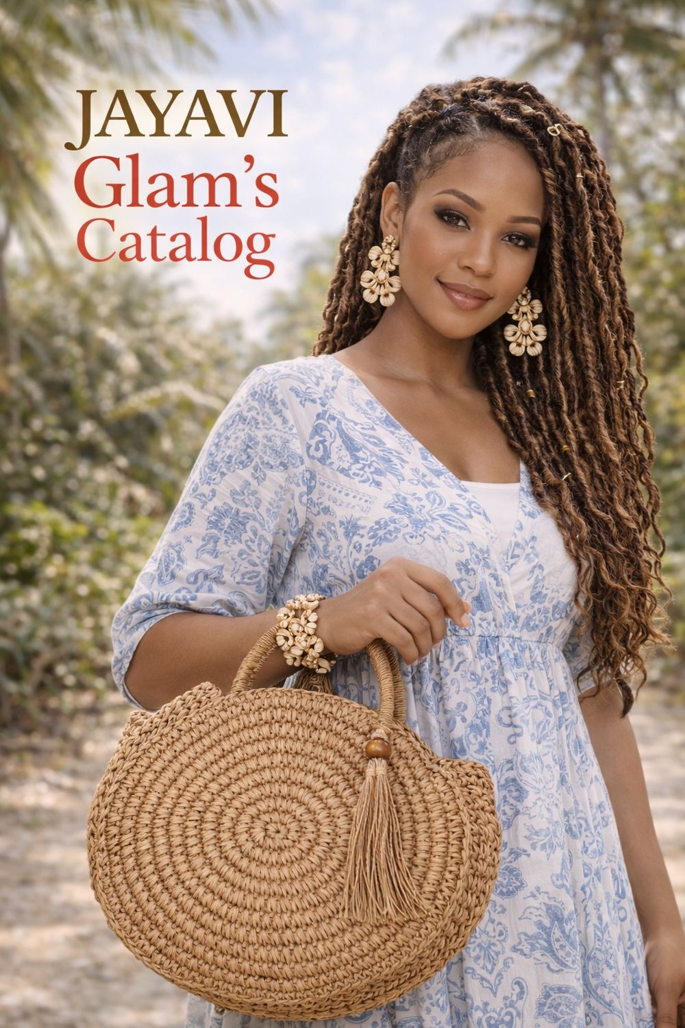 JAYAVI Bamboo Hand Woven Bag
