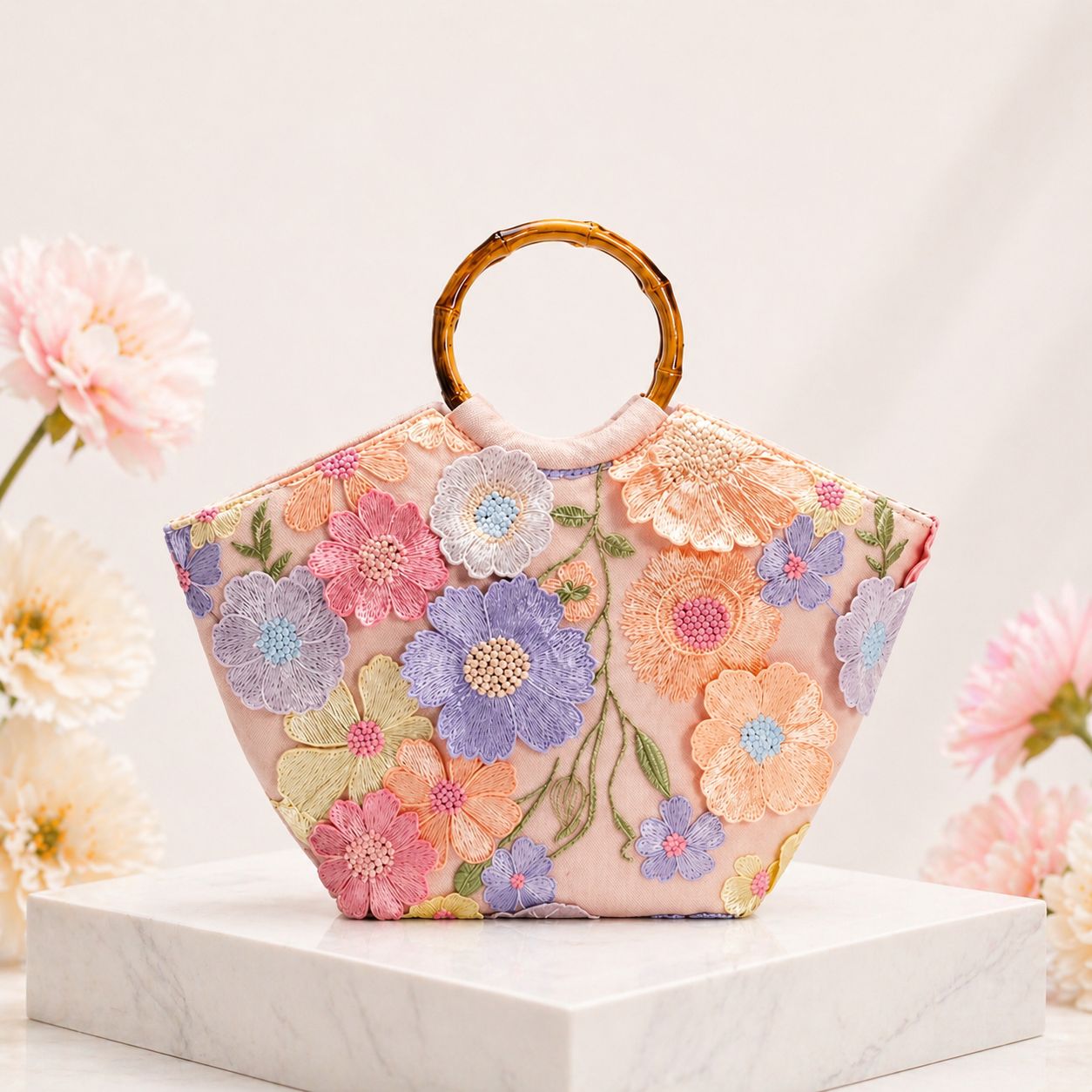 JAYAVI Blush Garden Royale Bag