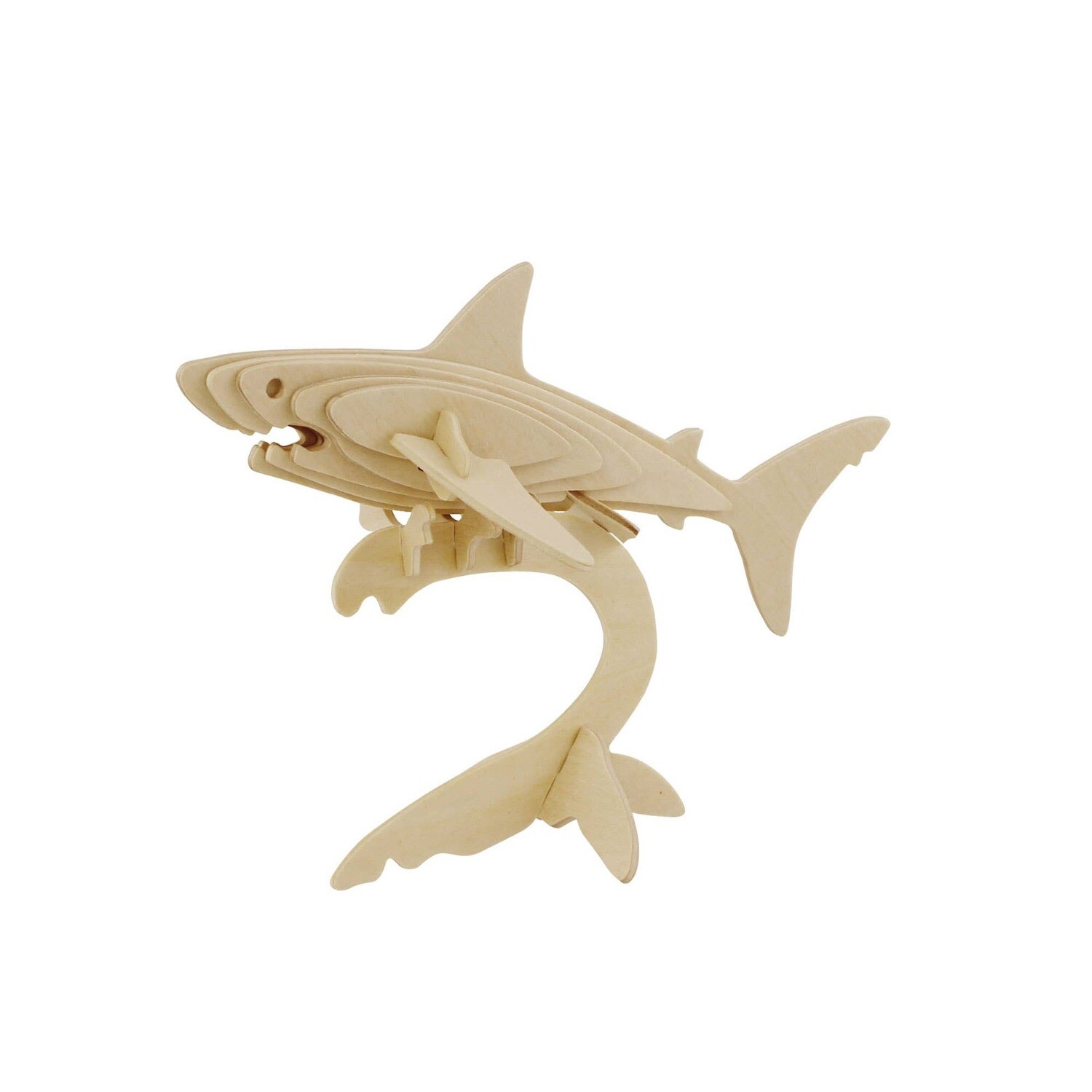 Hands Craft - JP229, 3D Wooden Puzzle: Shark
