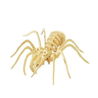 Hands Craft - JP205, 3D Wooden Puzzle: Spider