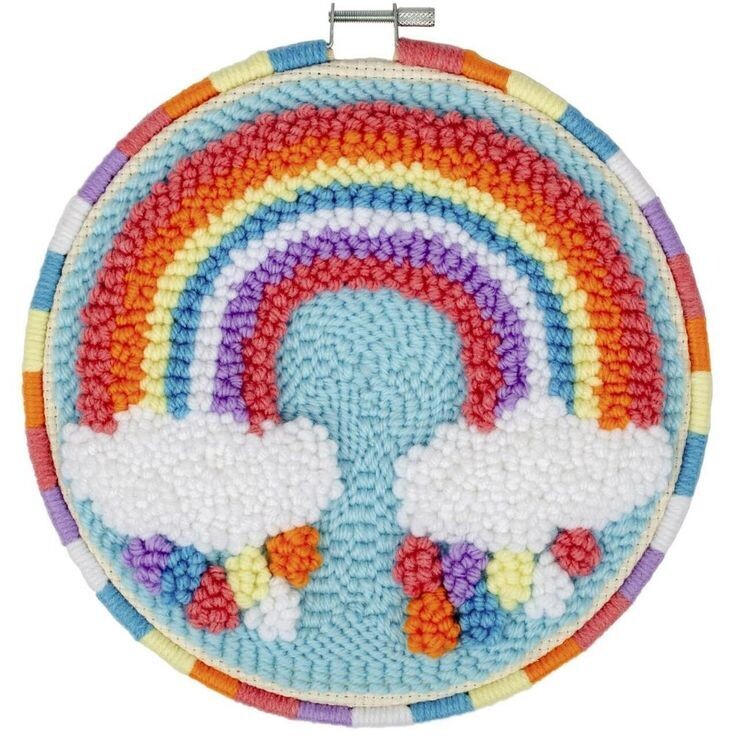 Needle Creations- Rainbow needle punch kit - with needle