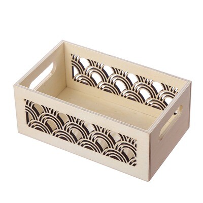 Angels Craft - Wooden Tray w/ Laser Cut Design, 1-ct (2 options available)