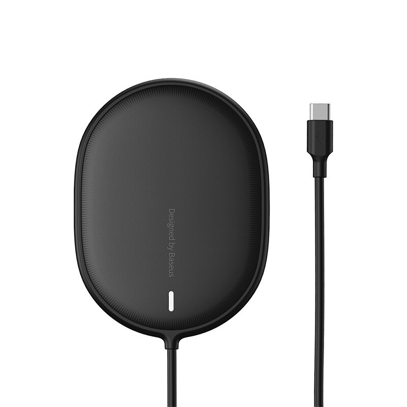 Baseus Light Magnetic Wireless Charger - Suit for IP12 with Type-C Cable 1.5M