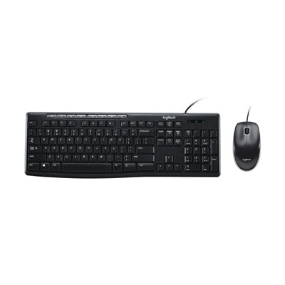 Logitech MK200 Media Corded Keyboard and Mouse Combo