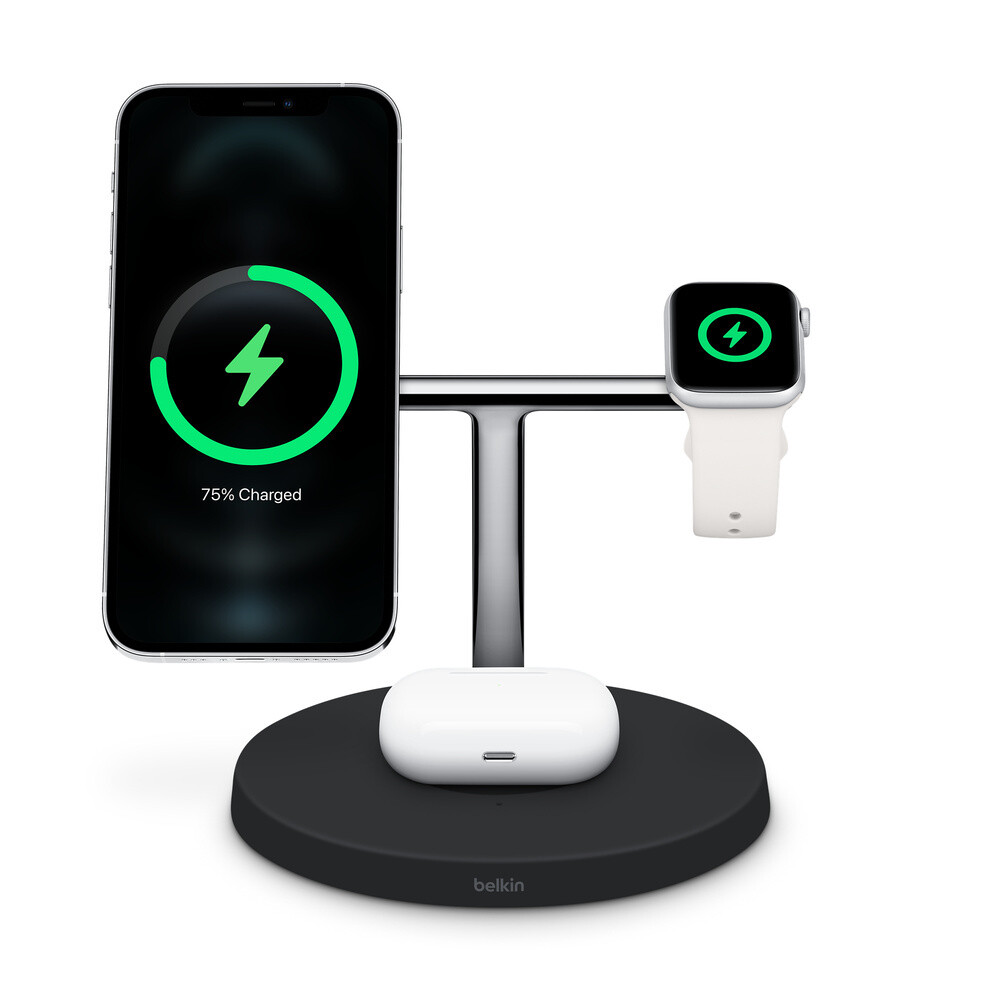 Belkin BOOST↑CHARGE™ PRO 3-in-1 Wireless Charger with MagSafe