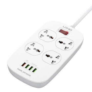 LDNIO SC4407 Universal Power Strip (4 Outlets + 4 USB)