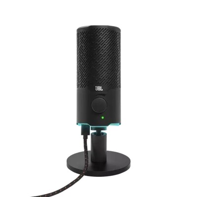 JBL Quantum Stream - Dual Pattern Premium USB Microphone for Streaming, Recording and Gaming