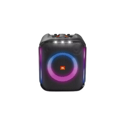 JBL Partybox Encore with Wireless Mic - Portable Party Speaker with Powerful 100W Sound, Built-In Dynamic Light Show and Splash Proof Design