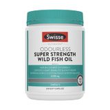 Swisse Ultiboost Odourless Super Strength Wild Fish Oil 2000mg - 200 Capsules