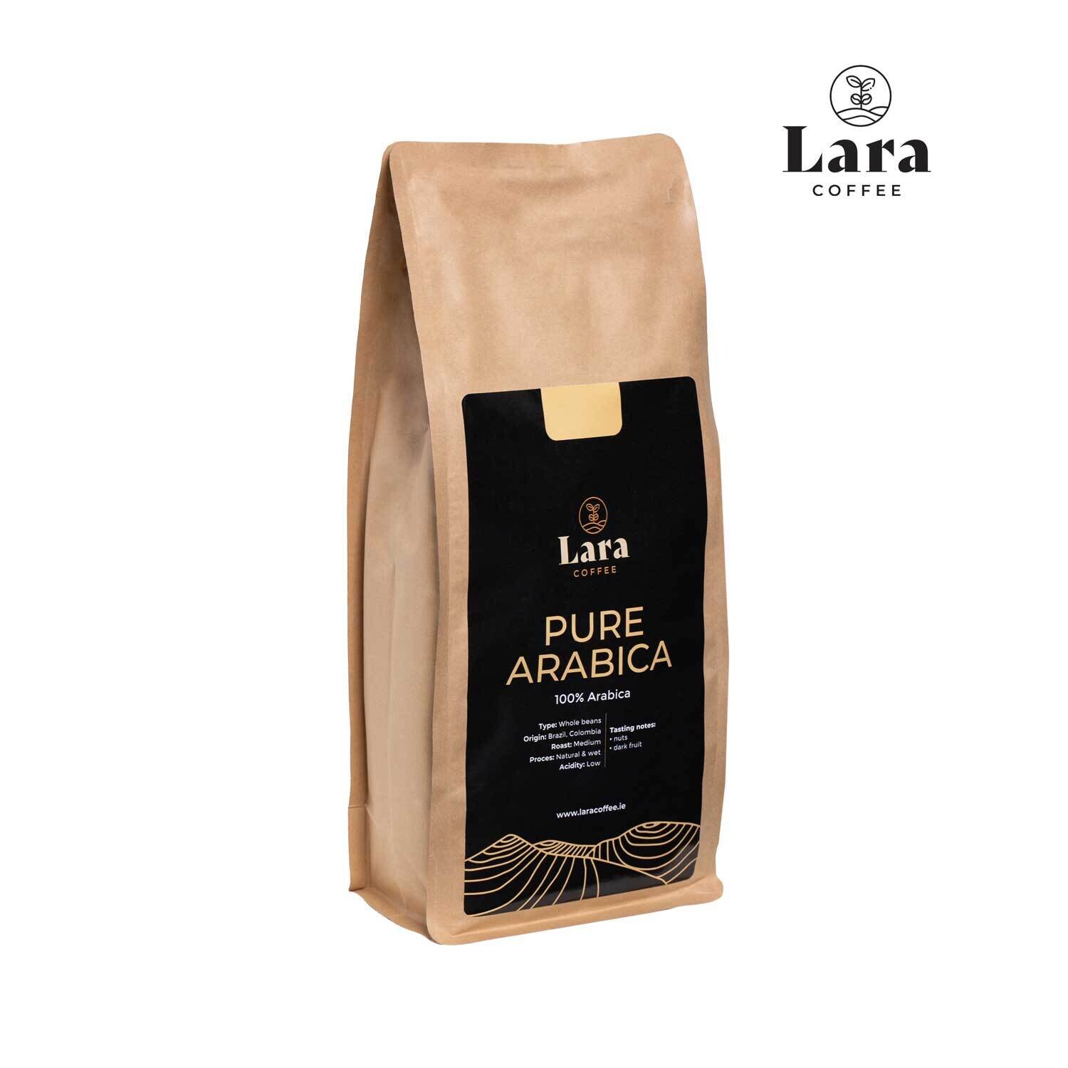Lara Coffee Pure Arabica Whole Beans 1kg
