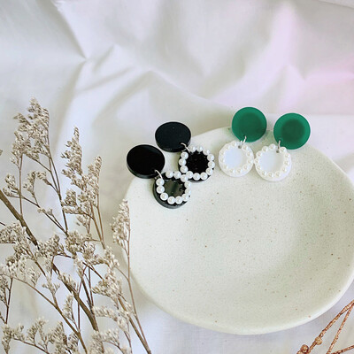 Cruella • Olivia Pearl Studs