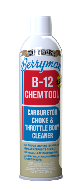 12 x B-12 Chemtool Carburetor, Choke &amp; Throttle Body Cleaner Aerosol 16oz (453g)
