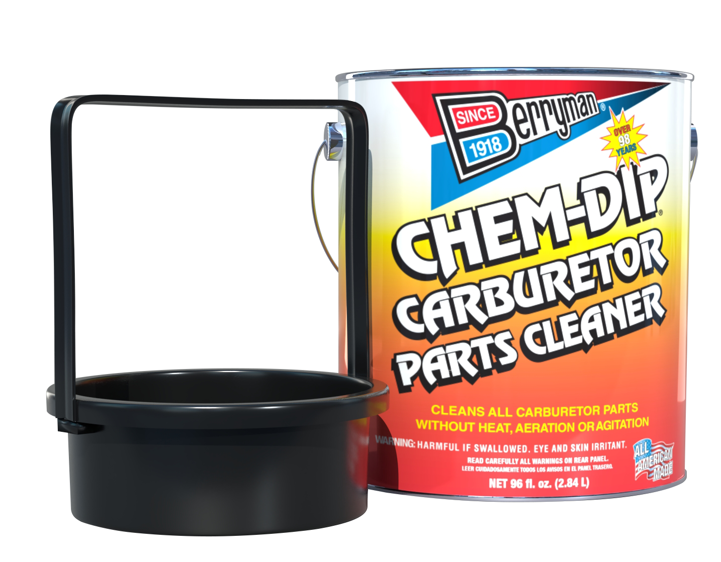 4 x Chem-Dip Carburetor & Parts Cleaner 96oz (2.84L)