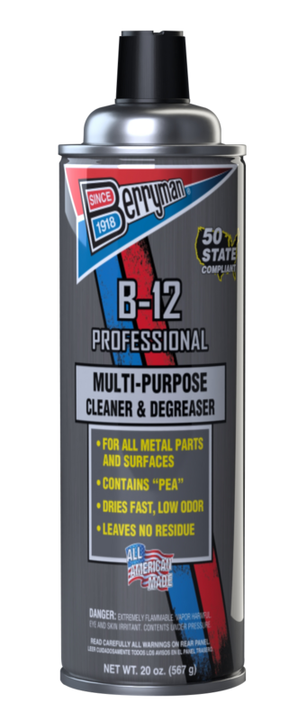 12 x B-12 Professional Multi-Purpose Cleaner &amp; Degreaser 20oz (567g) Aerosol
