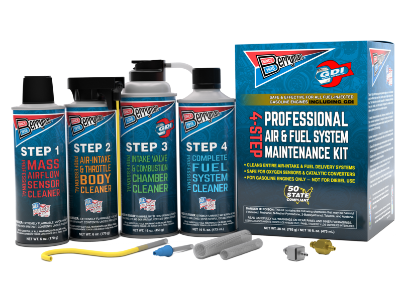 4-Step Professional Fuel System Maintenance Kit