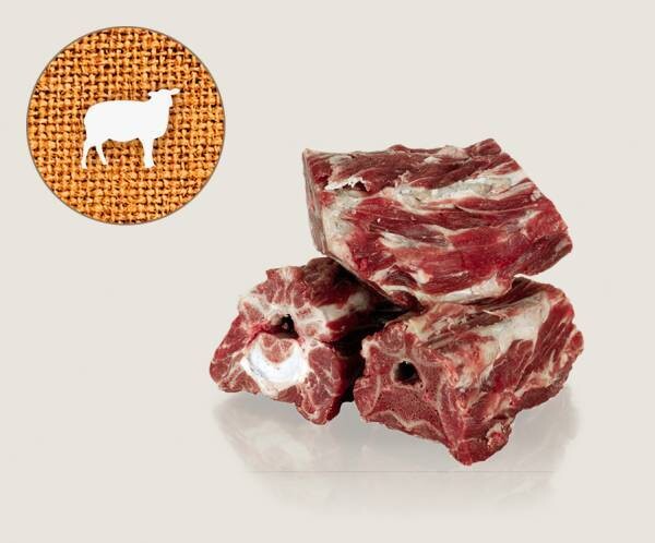 Lamm Knochen  stückig/groß 1000gr. GRAF BARF