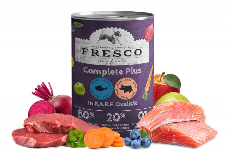 FRESCO Complete Plus Lachs mit Rind (haltbares B.A.R.F)