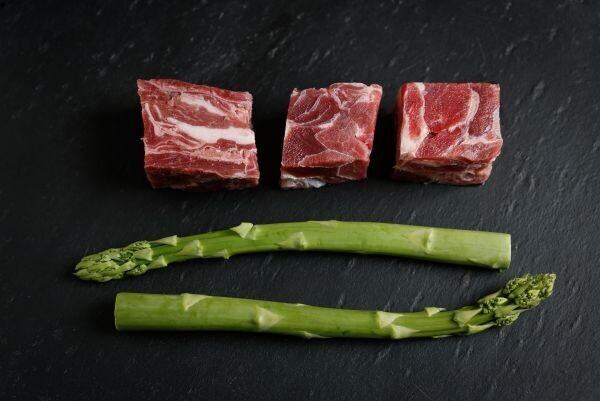 Ziege Muskelfleisch in Würfeln P&P