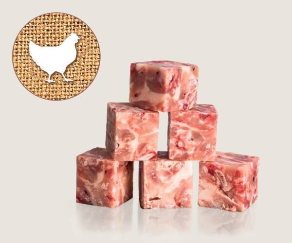 Hähnchenhälse Würfel stückig 1000g Graf Barf