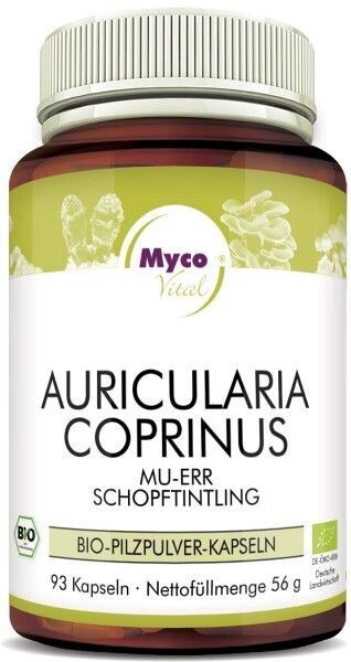 Mycovital AURICULARIA-COPRINUS Bio-Pilzpulver-Kapseln