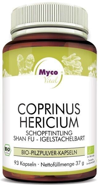 Mycovital COPRINUS-HERICIUM Bio-Pilzpulver-Kapseln