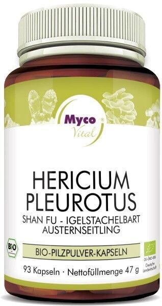 Mycovital HERICIUM-PLEUROTUS Bio-Pilzpulver-Kapseln