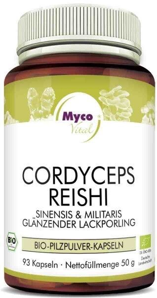 Mycovital CORDYCEPS-REISHI Bio-Pilzpulver-Kapseln