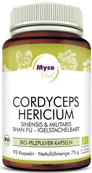 Mycovital CORDYCEPS-HERICIUM Bio-Pilzpulver-Kapseln