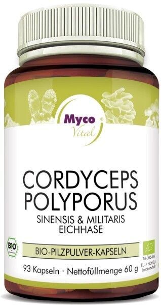 Mycovital CORDYCEPS-POLYPORUS Bio-Pilzpulver-Kapseln