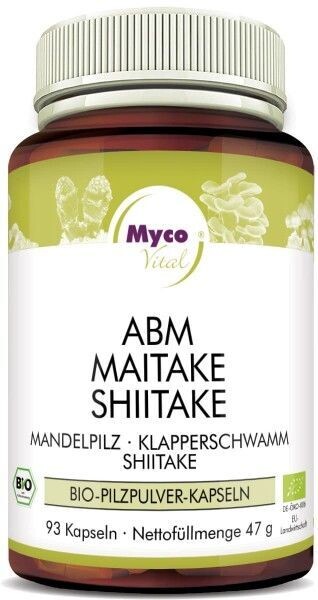 Mycovital ABM-MAITAKE-SHIITAKE Bio-Pilzpulver-Kapseln