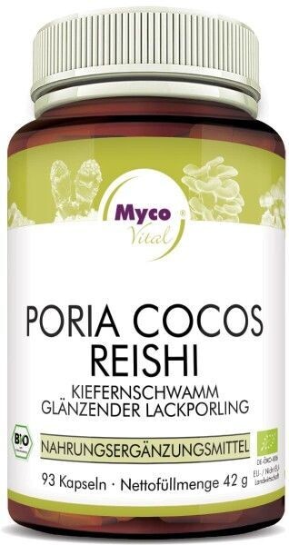 Mycovital PORIA COCOS-REISHI Bio-Pilzpulver-Kapseln