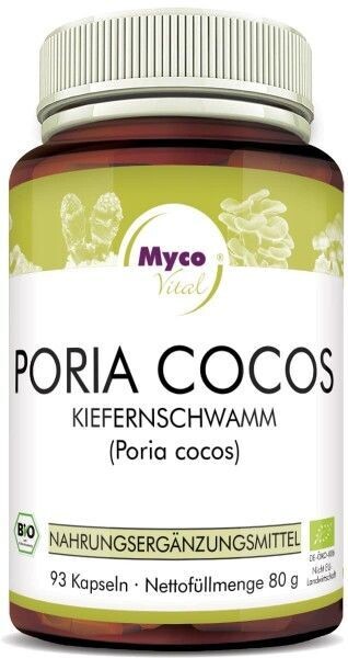Mycovital Poria Cocos Bio-Vitalpilzpulver-Kapseln