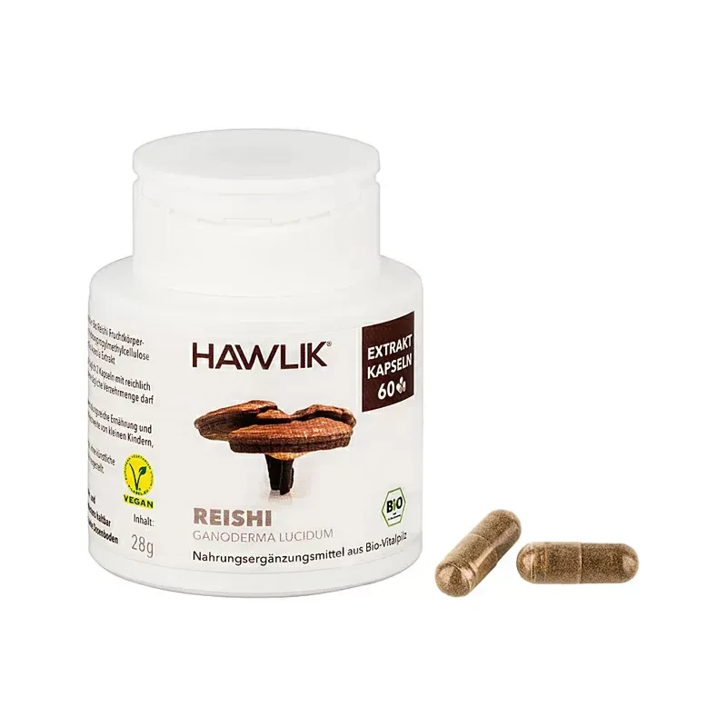 HAWLIK Bio Reishi
Extrakt Kapseln