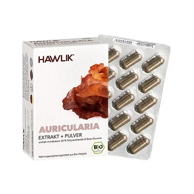 HAWLIK Bio Auricularia
Extrakt+Pulver Kapseln
