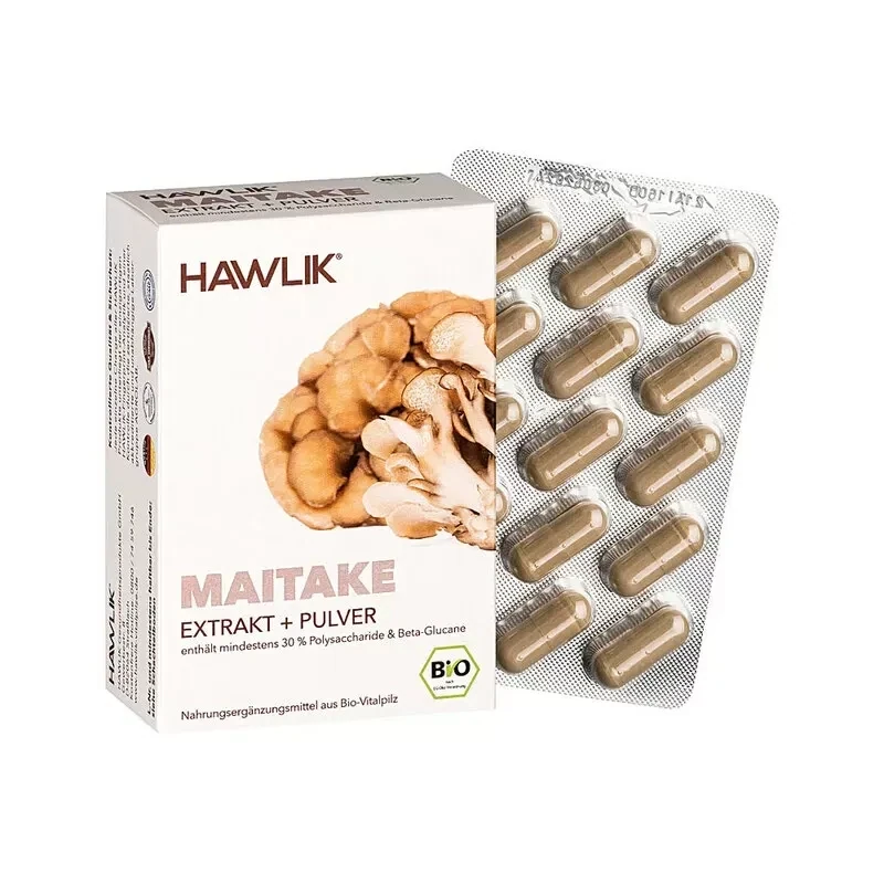 HAWLIK Bio Maitake
Extrakt + Pulver Kapseln