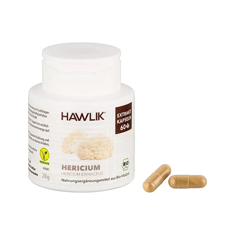 HAWLIK Bio Hericium
Extrakt Kapseln