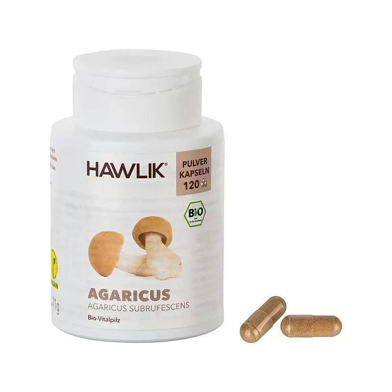 HAWLIK Bio Agaricus
Pulver Kapseln