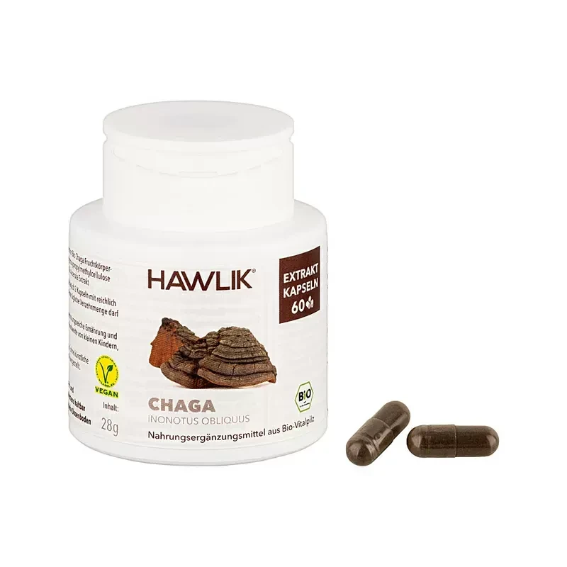 HAWLIK Bio Chaga
Extrakt Kapseln