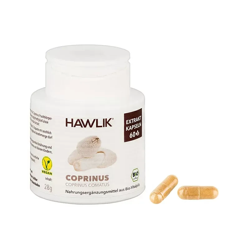 HAWLIK Bio Coprinus
Extrakt Kapseln